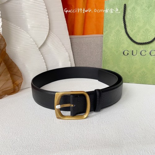 Super Perfect Quality G Belts(100% Genuine Leather,steel Buckle)-4533