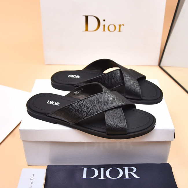 Dior men slippers1：1 quality-153