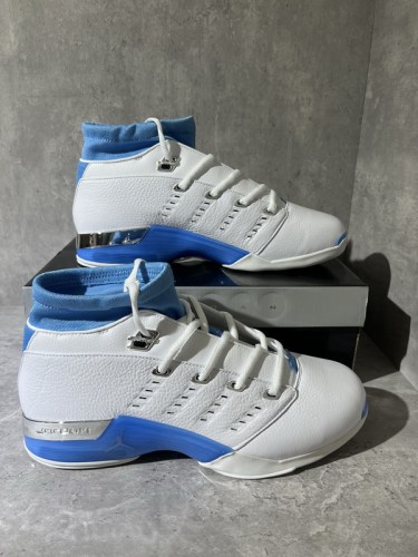 Authentic Air Jordan 17 Low “University Blue” (with regular boxes)