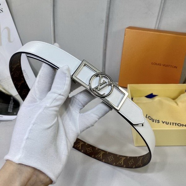 Super Perfect Quality LV Belts(100% Genuine Leather Steel Buckle)-4480