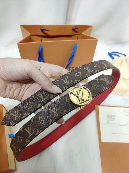 Super Perfect Quality LV Belts(100% Genuine Leather Steel Buckle)-4458