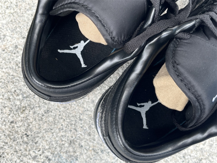 Authentic Air Jordan 1 Low “Black Croc” Women