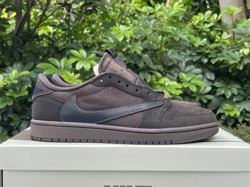 Authentic Travis Scott x Air Jordan 1 Low OG “Velvet Brown”