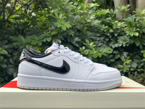 Authentic Air Jordan 1 Low 85 “Metallic Black”