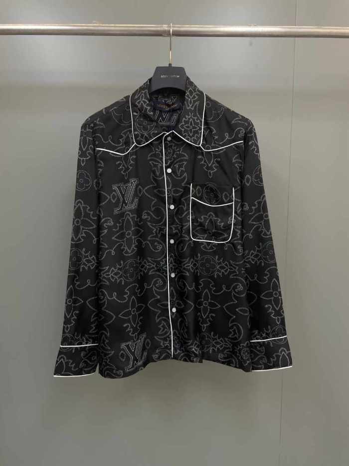 LV Shirt High End Quality-1146