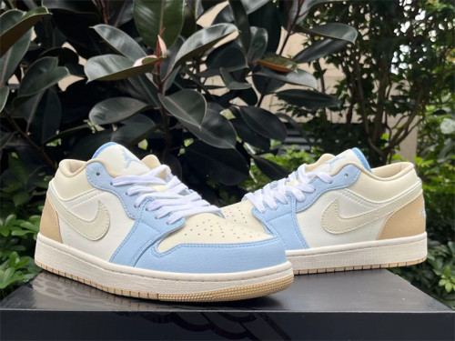 Authentic Air Jordan 1 Low “Coconut Mili