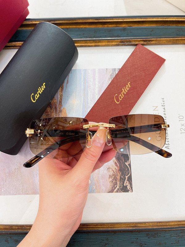 Cartier Sunglasses AAAA-5881