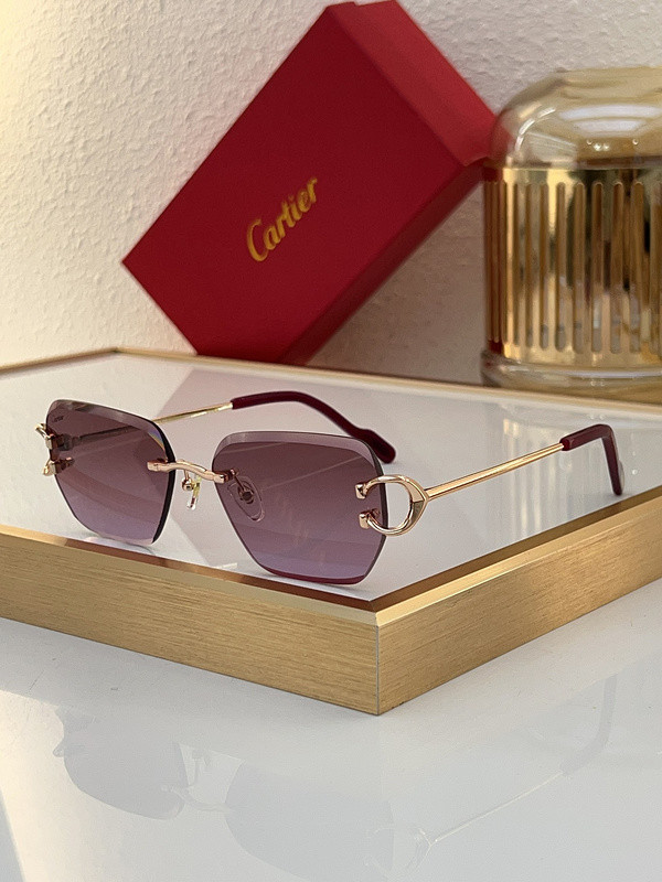 Cartier Sunglasses AAAA-6827