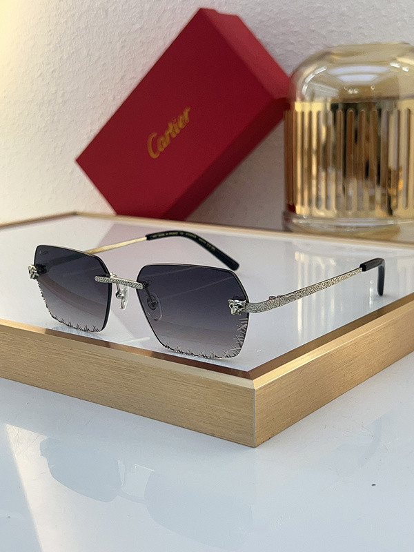Cartier Sunglasses AAAA-6748