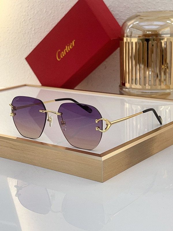 Cartier Sunglasses AAAA-6441