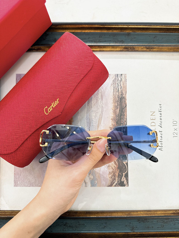 Cartier Sunglasses AAAA-5877