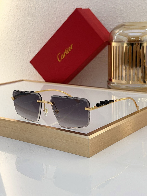 Cartier Sunglasses AAAA-6755