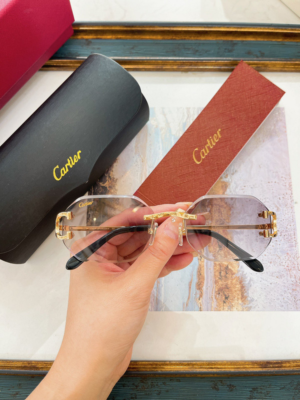 Cartier Sunglasses AAAA-5906