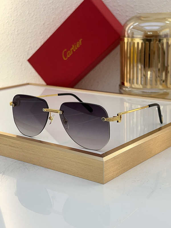 Cartier Sunglasses AAAA-6737