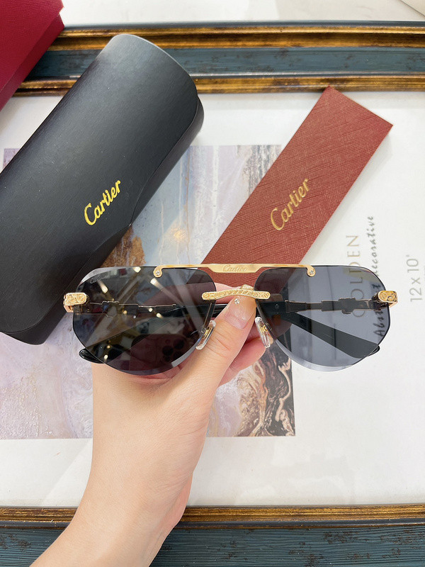 Cartier Sunglasses AAAA-6190