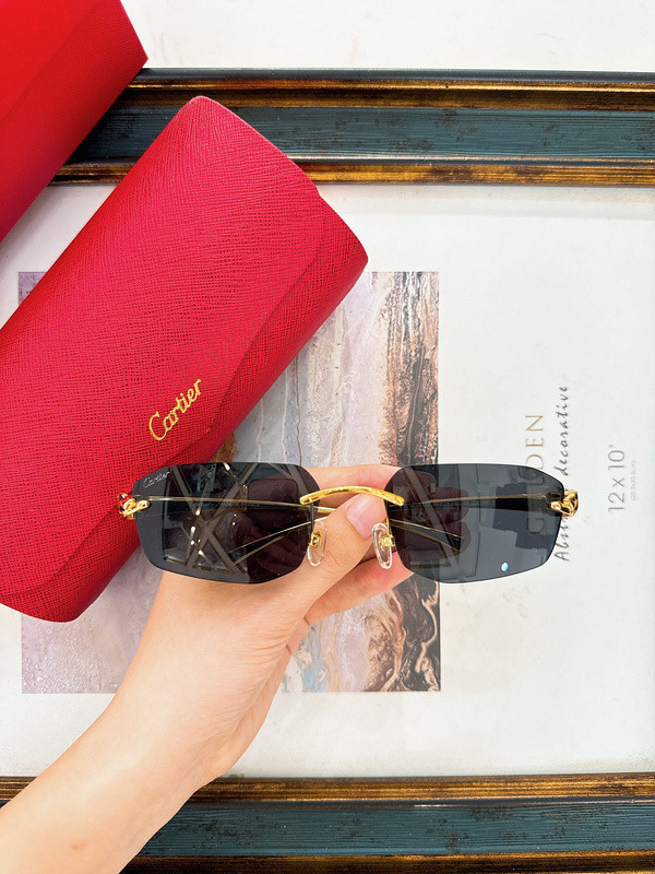Cartier Sunglasses AAAA-6094