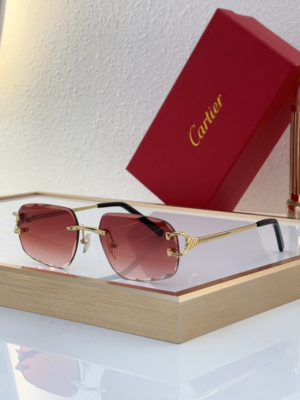 Cartier Sunglasses AAAA-6858