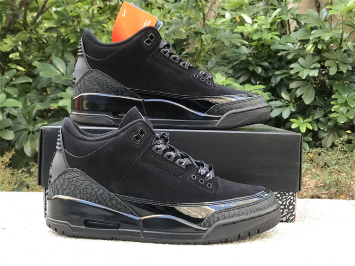 Authentic Air Jordan 3 Black cat