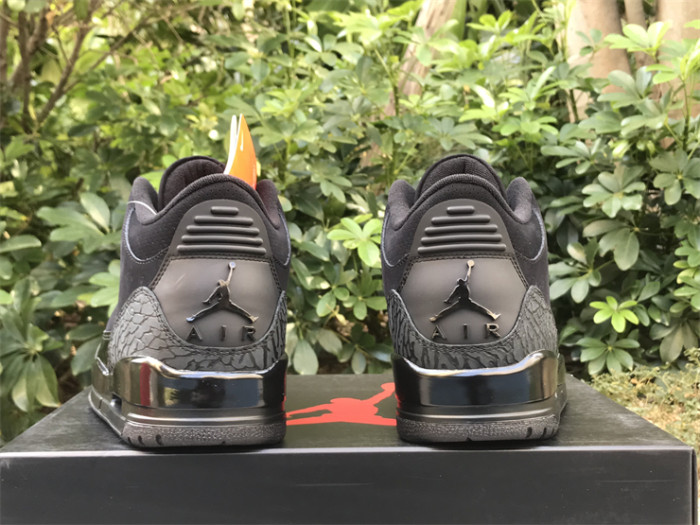 Authentic Air Jordan 3 Black cat