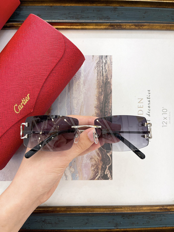 Cartier Sunglasses AAAA-7011