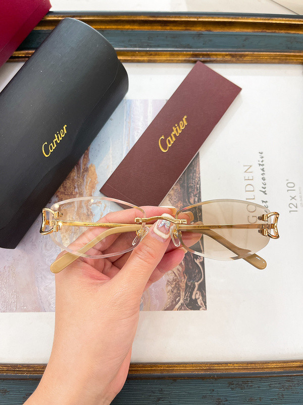 Cartier Sunglasses AAAA-7439