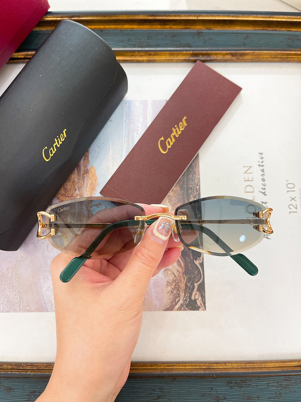 Cartier Sunglasses AAAA-7442