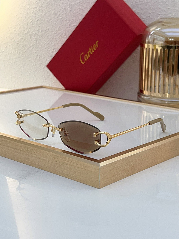 Cartier Sunglasses AAAA-7438
