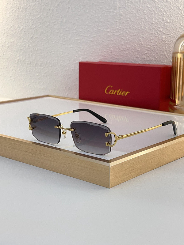 Cartier Sunglasses AAAA-6985