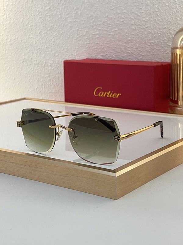 Cartier Sunglasses AAAA-6957