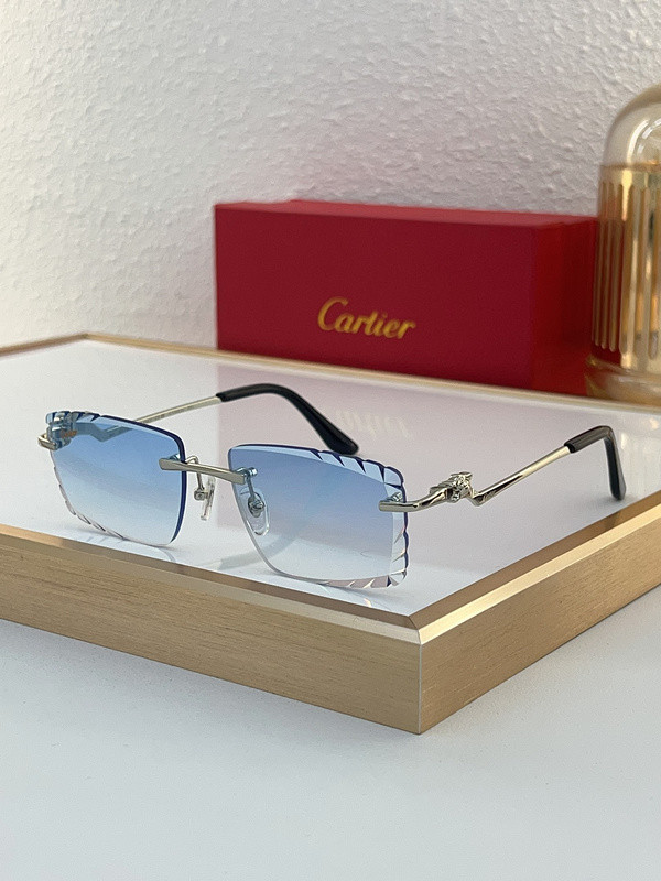 Cartier Sunglasses AAAA-7026