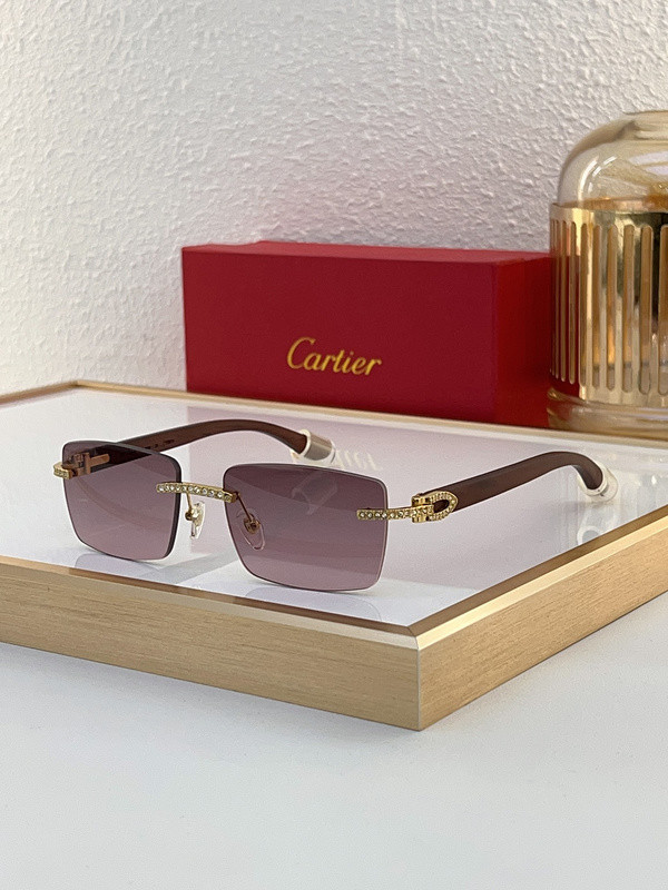 Cartier Sunglasses AAAA-7307