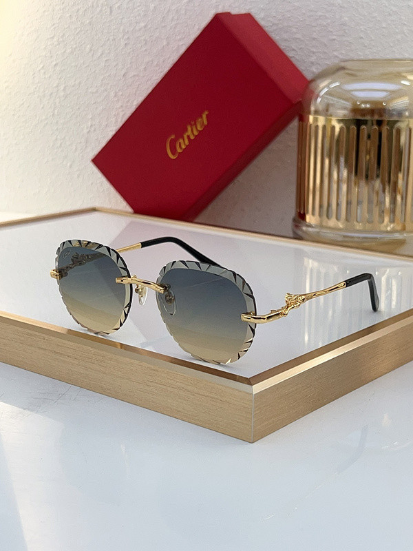 Cartier Sunglasses AAAA-7102