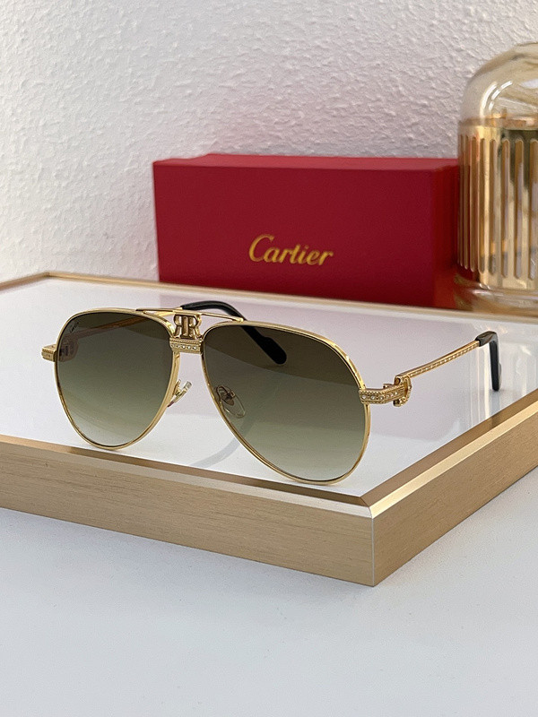 Cartier Sunglasses AAAA-7329