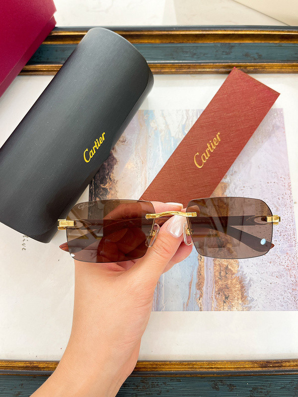 Cartier Sunglasses AAAA-7252