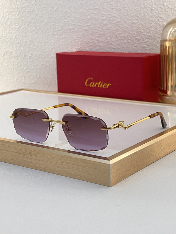 Cartier Sunglasses AAAA-7023