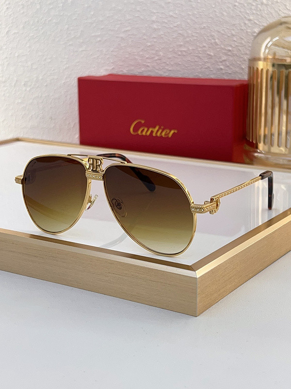 Cartier Sunglasses AAAA-7346