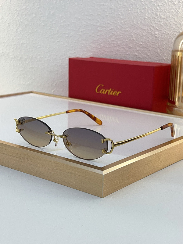 Cartier Sunglasses AAAA-6975