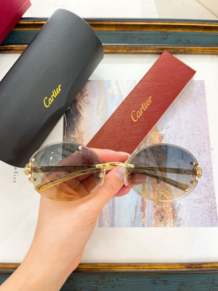 Cartier Sunglasses AAAA-8113