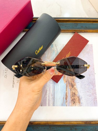 Cartier Sunglasses AAAA-7636