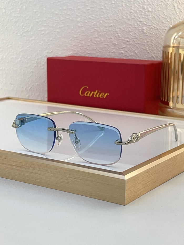 Cartier Sunglasses AAAA-7808