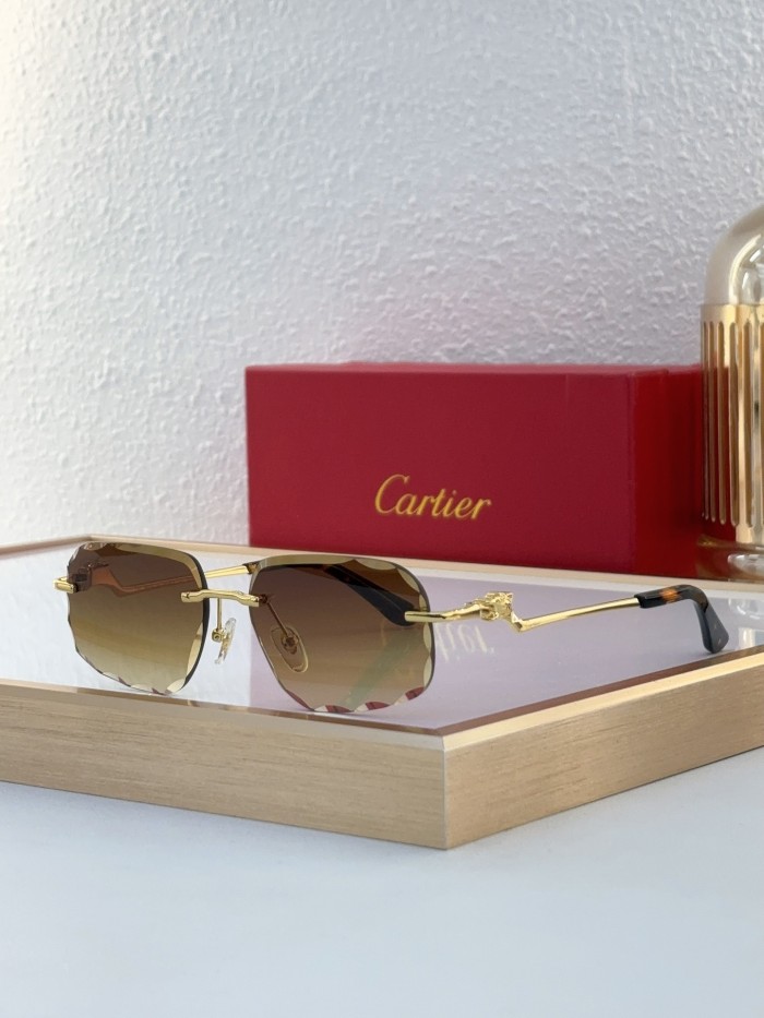Cartier Sunglasses AAAA-8033