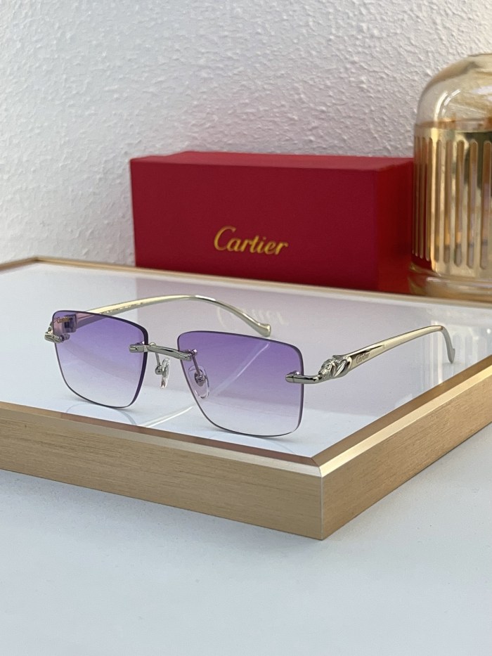 Cartier Sunglasses AAAA-7814