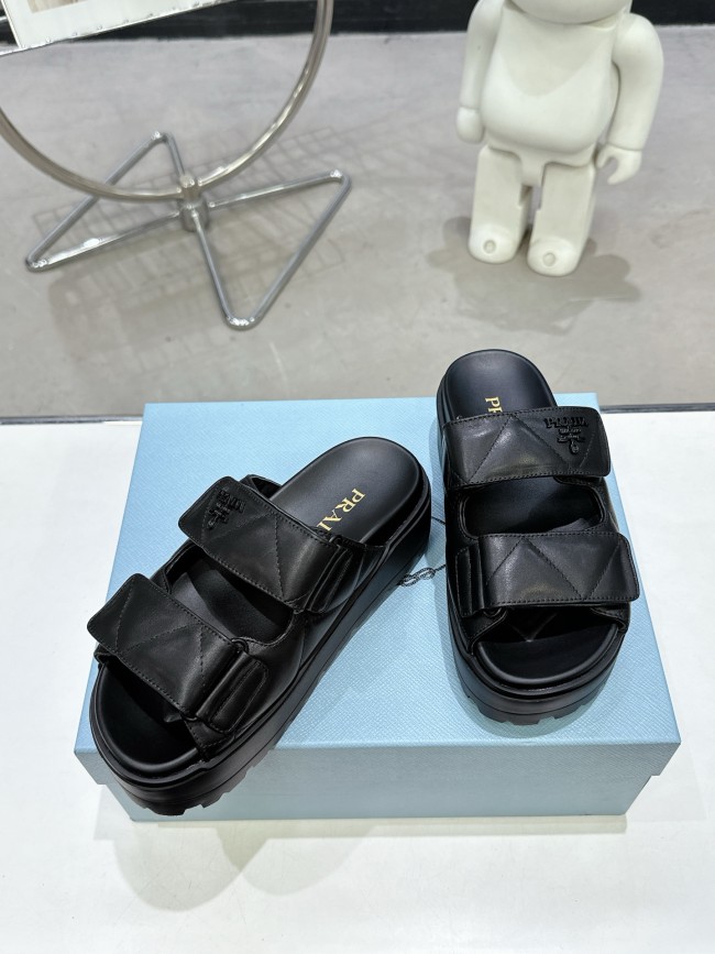 Prada women slippers 1：1 quality-118