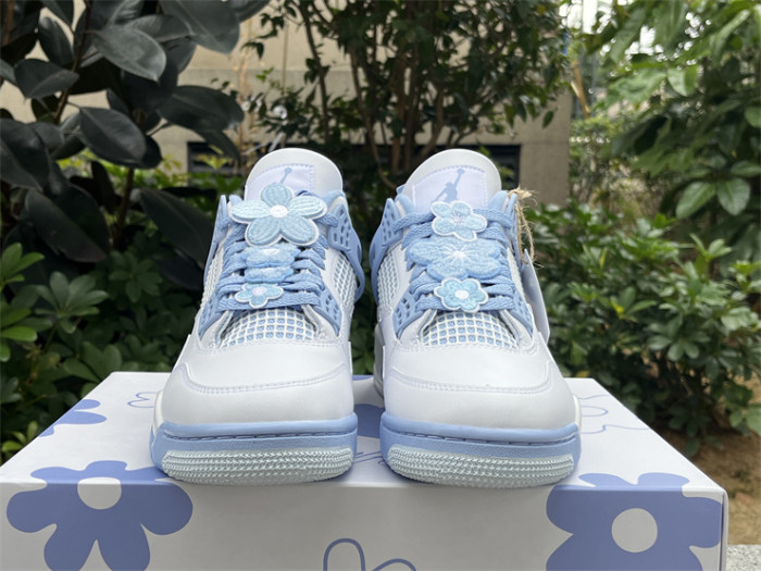 Authentic Air Jordan 4“ALUMINUM” Women
