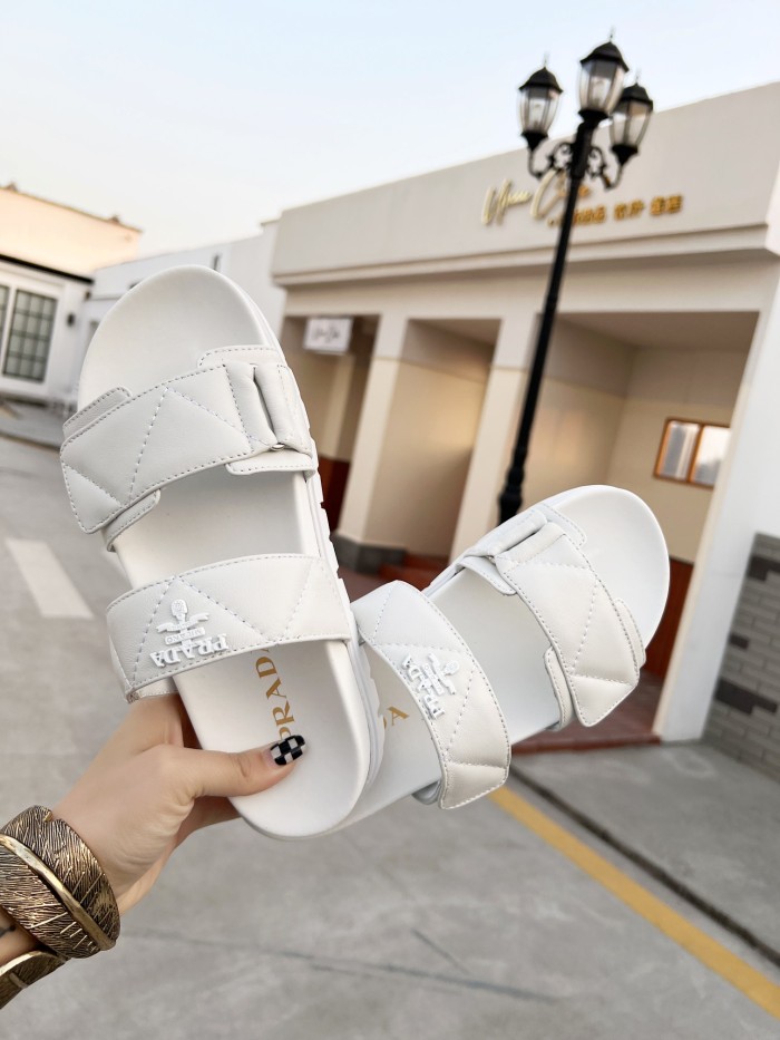 Prada women slippers 1：1 quality-131