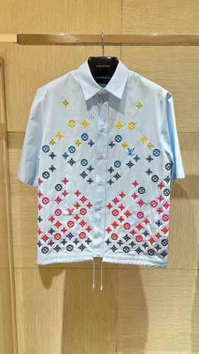 LV Shirt High End Quality-1204