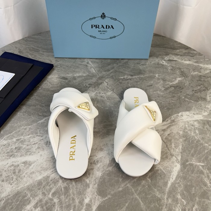 Prada women slippers 1：1 quality-161