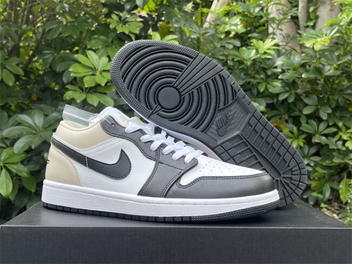 Authentic Air Jordan 1 Low “Black Toe Rattan”