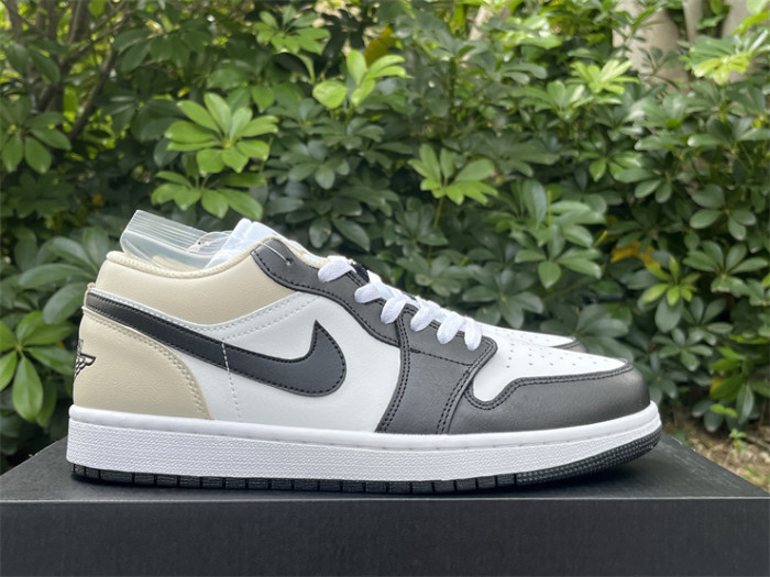 Authentic Air Jordan 1 Low “Black Toe Rattan”