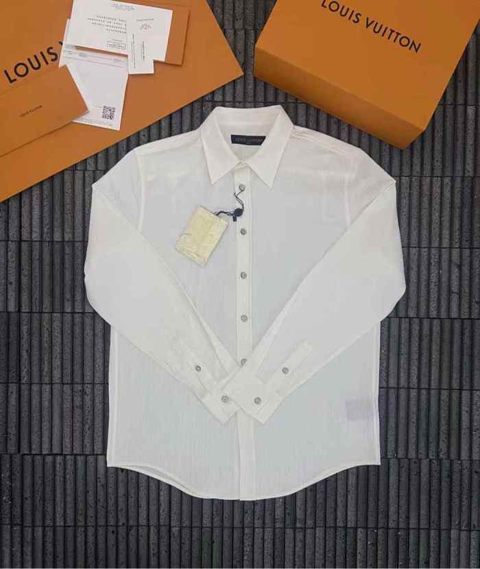 LV Shirt High End Quality-1248